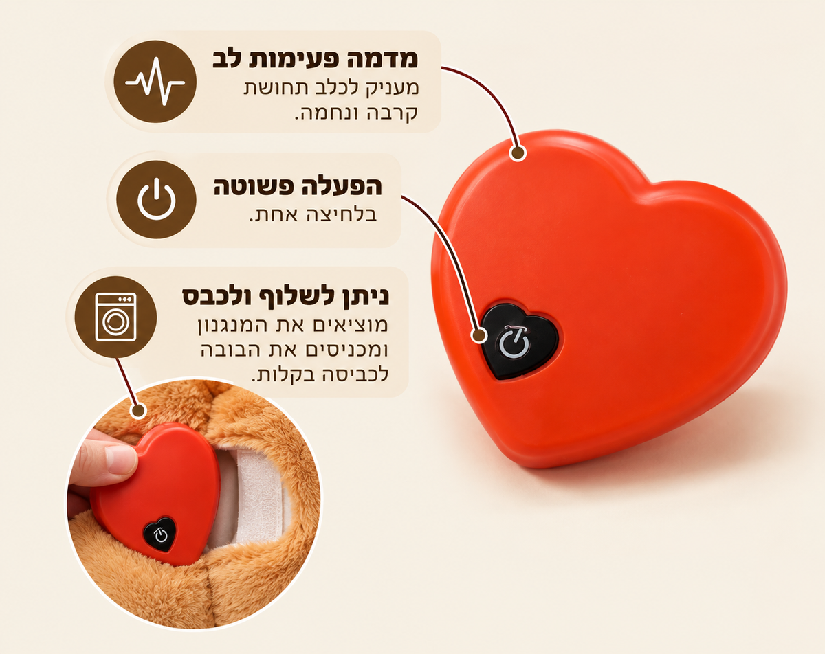 בובת הדופק שסייעה למאות כלבים עם חרדת הנטישה שלהם